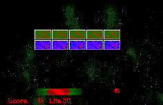 SpaceBlockのゲーム画面